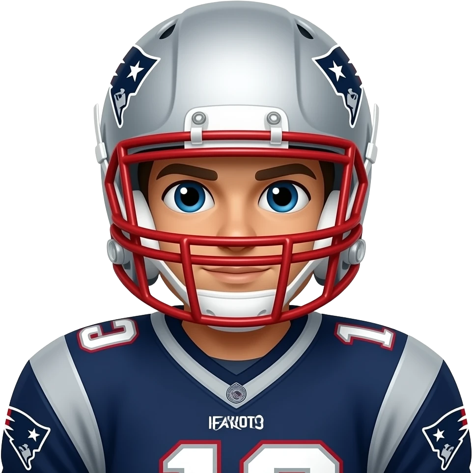 Patriots football player emoji