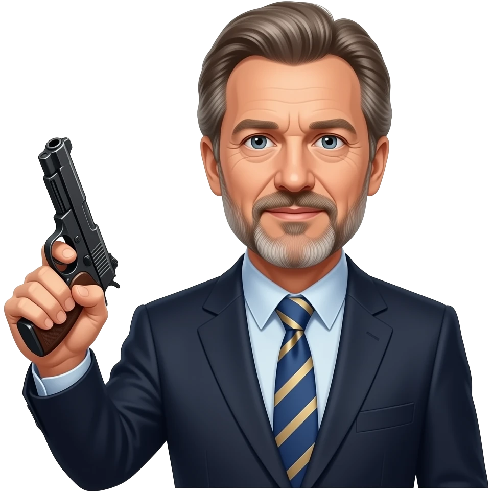 john mcafee gun womans emoji