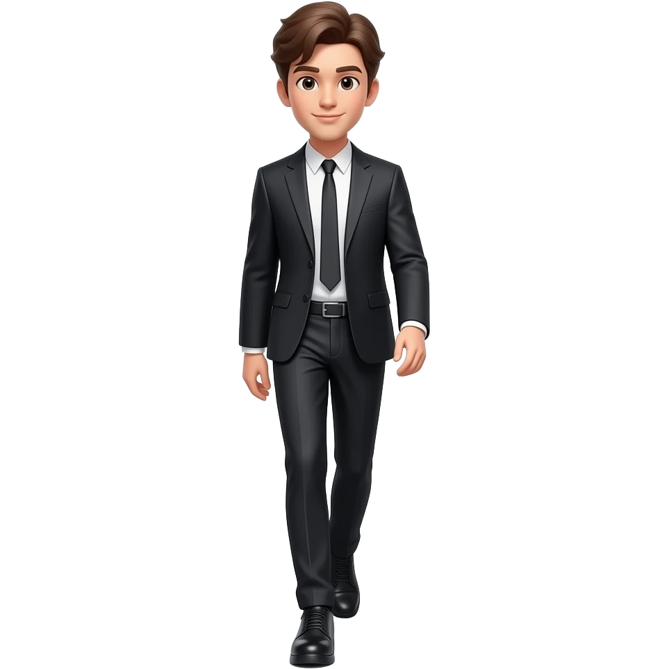 model walkingon runway emoji
