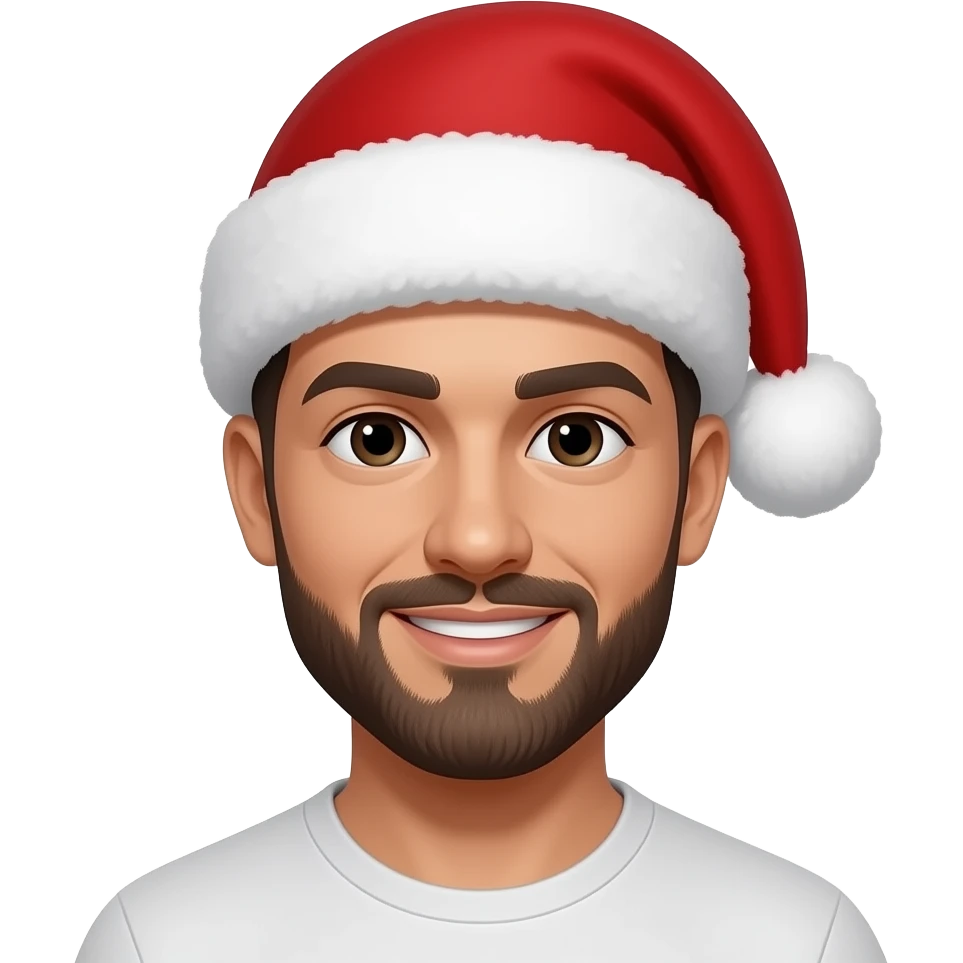 Santa-Hat man emoji