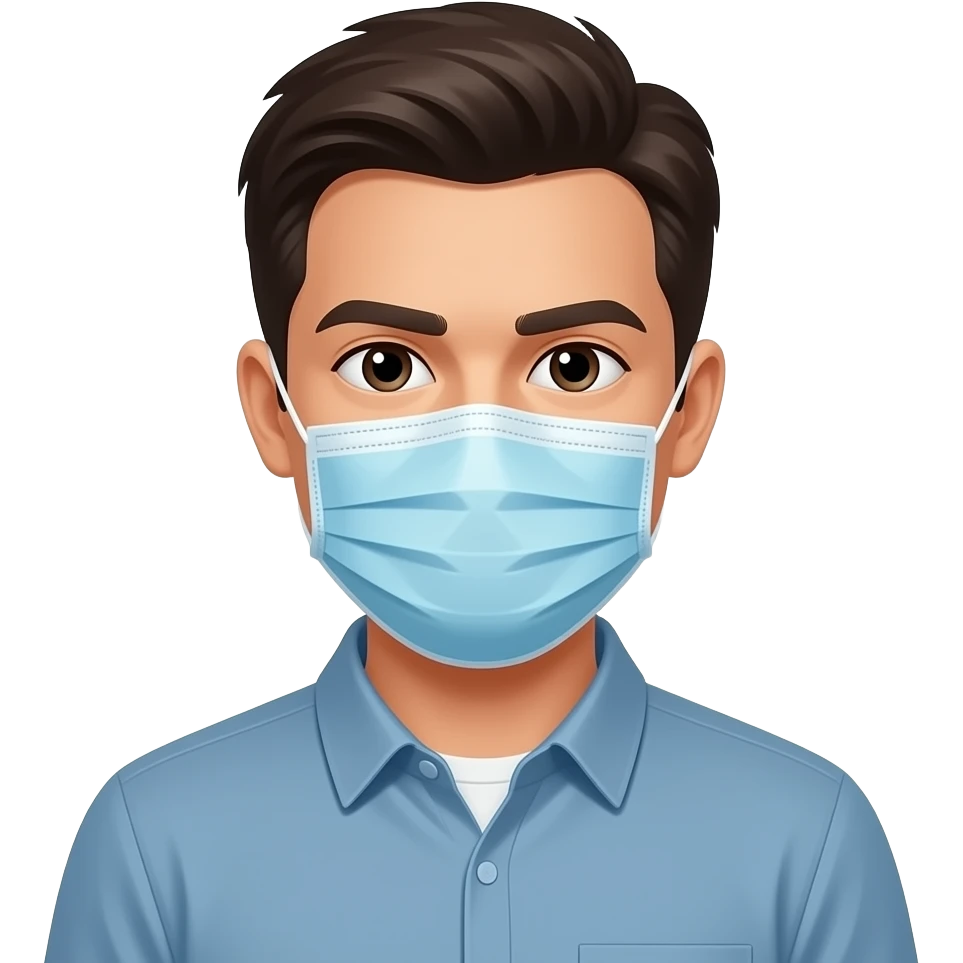 man wearing Mask emoji