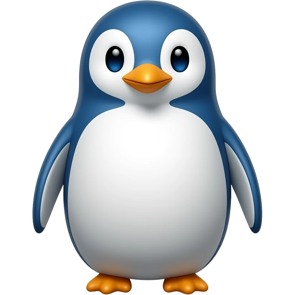 blue  penguin emoji