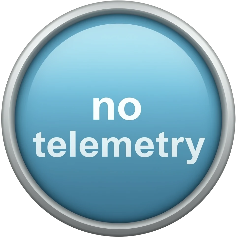 no telemetry emoji
