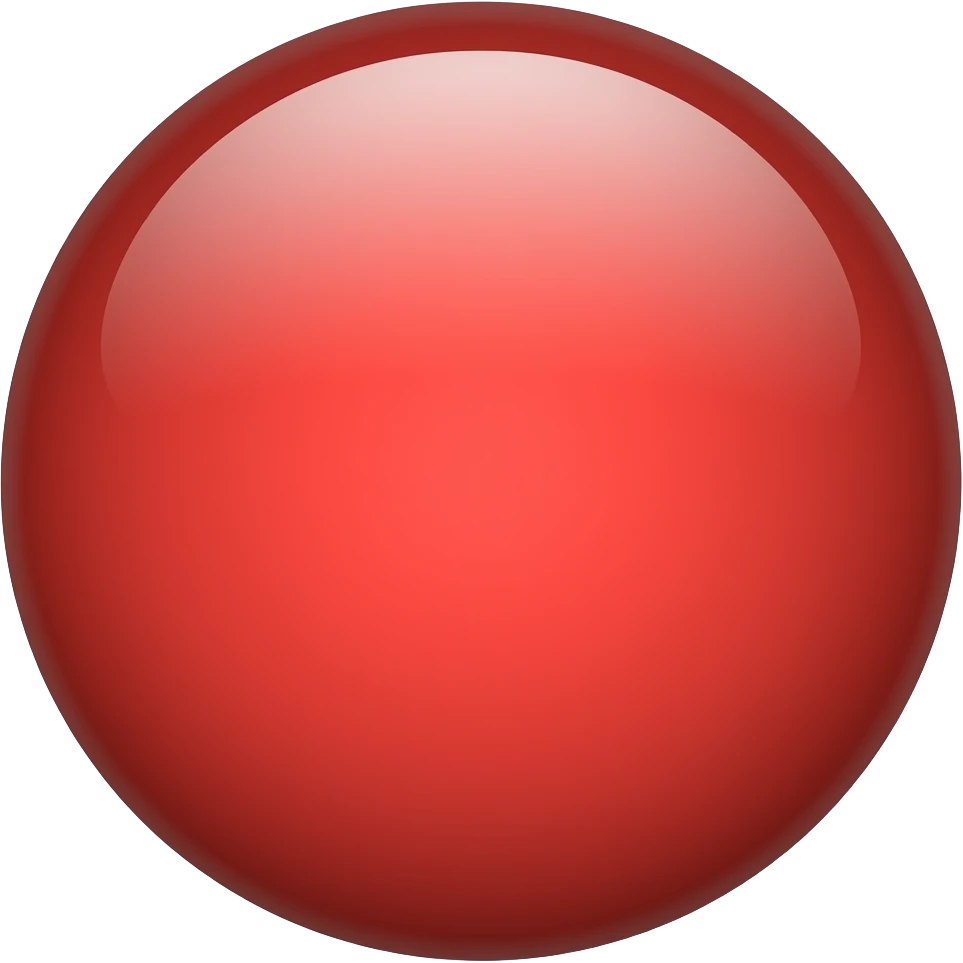 leave red circle emoji