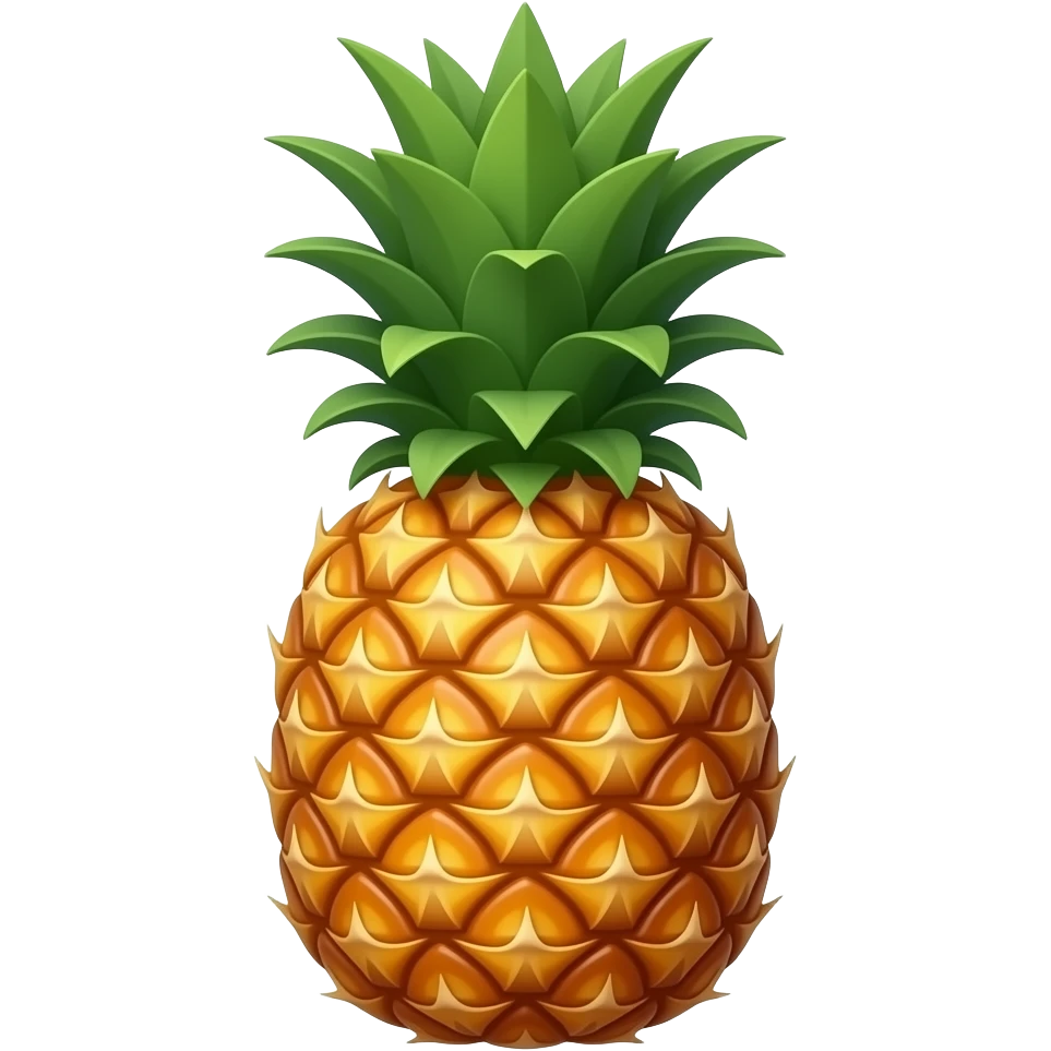 Upside down pineapple emoji
