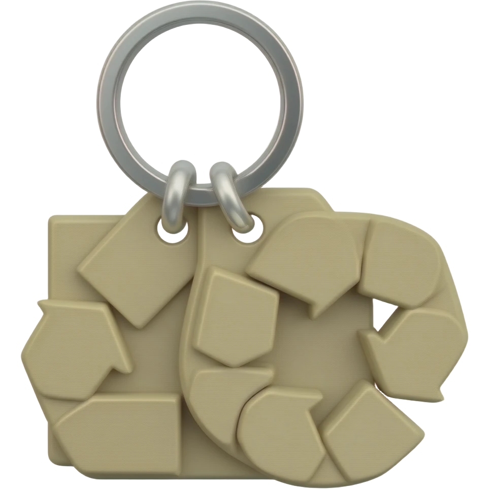 eco keyring emoji