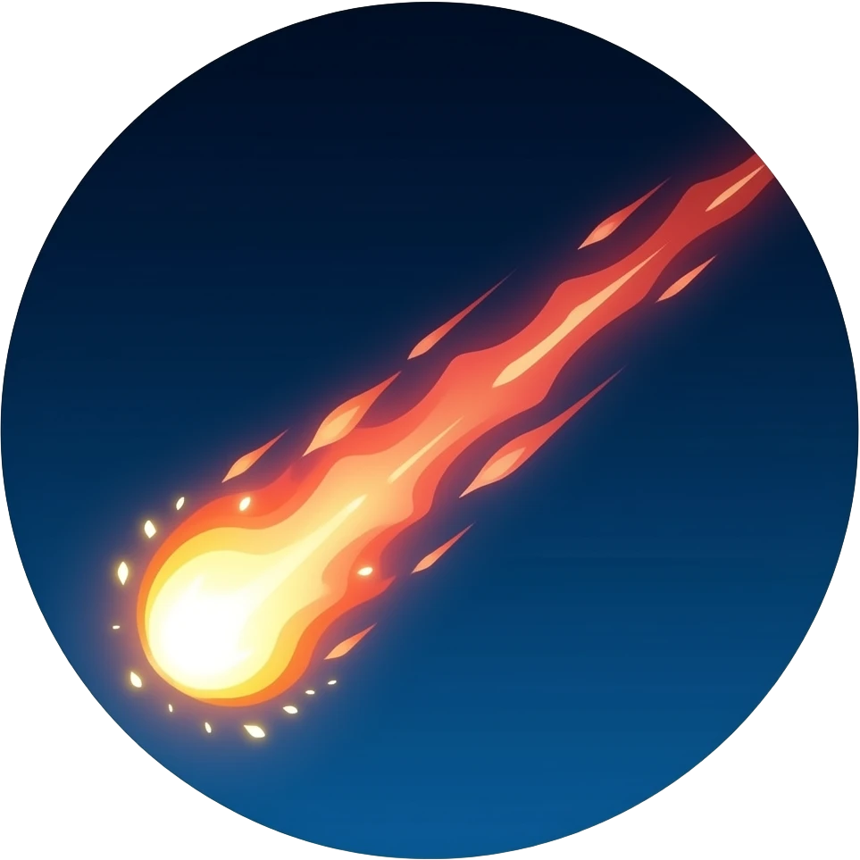 shooting star emoji