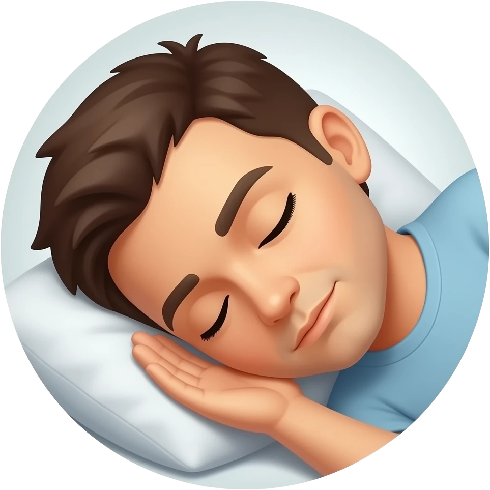 head sleep emoji