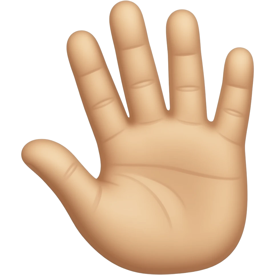 Hand shadow emoji