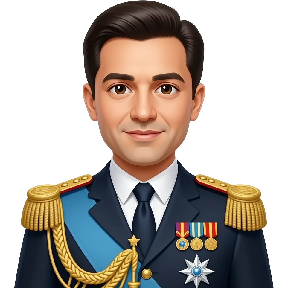 ایموجی شاهزاده رضا پهلوی بساز emoji