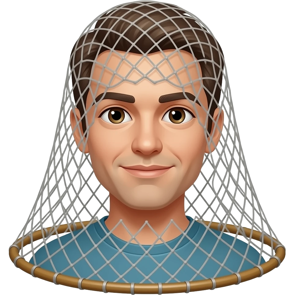 Человек вне рыболовной сети emoji