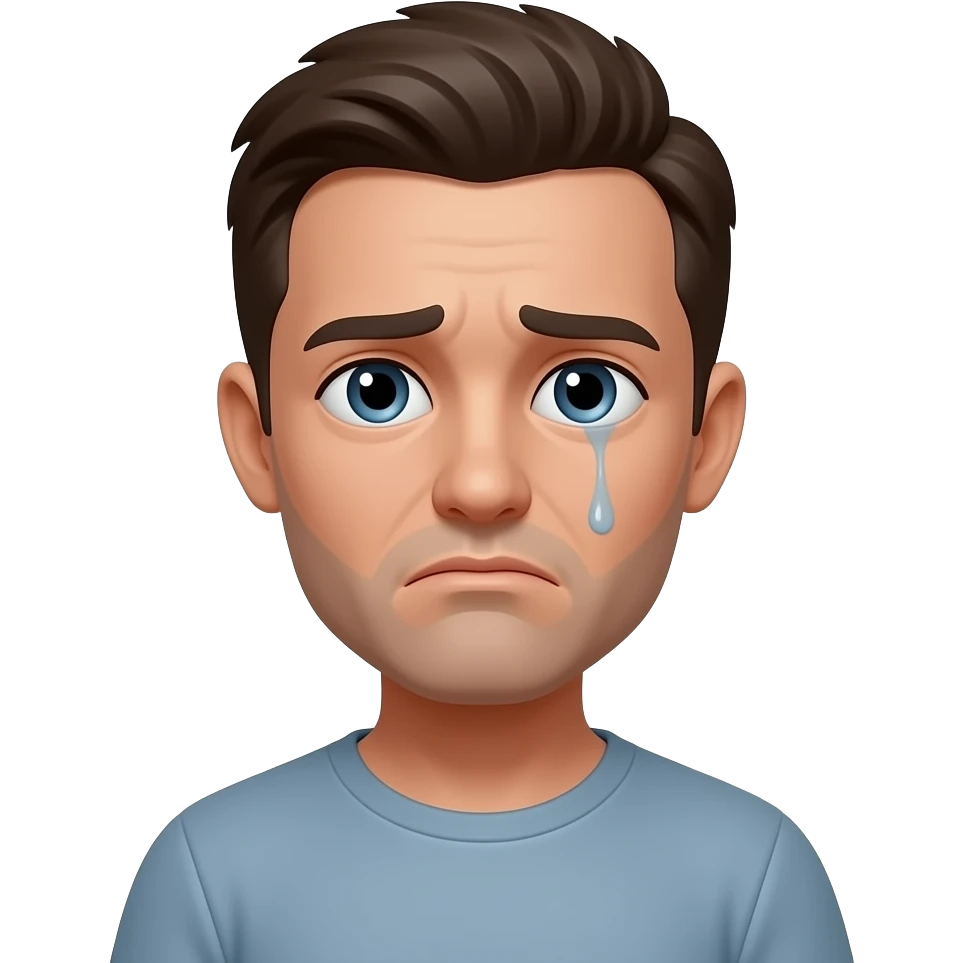 Sad mood emoji