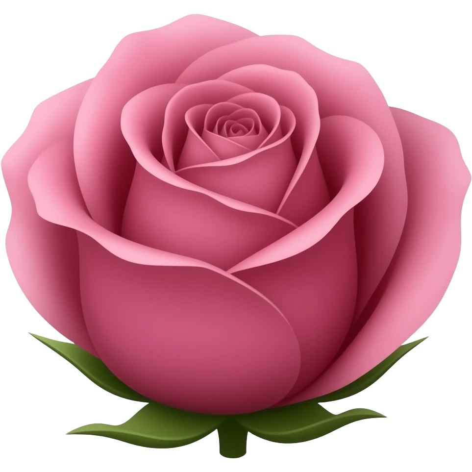 Flora rosa emoji