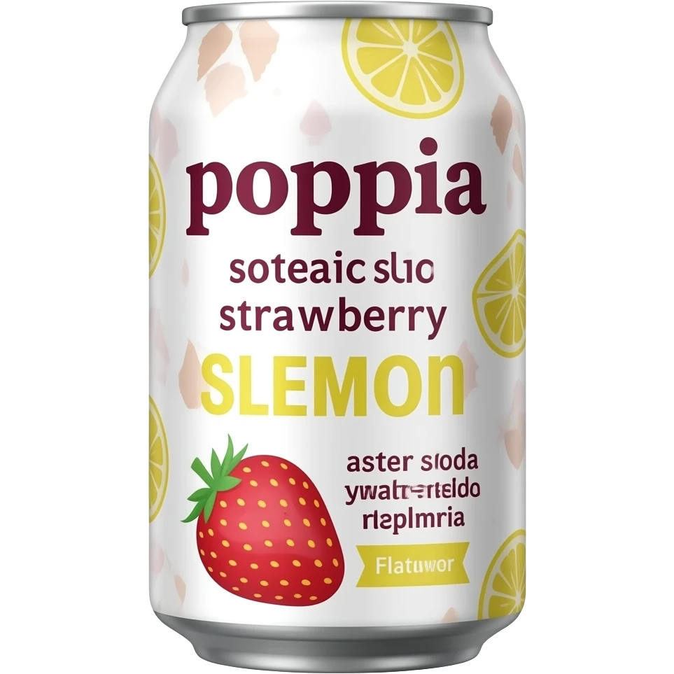 poppi probiotic soda strawberry lemon emoji