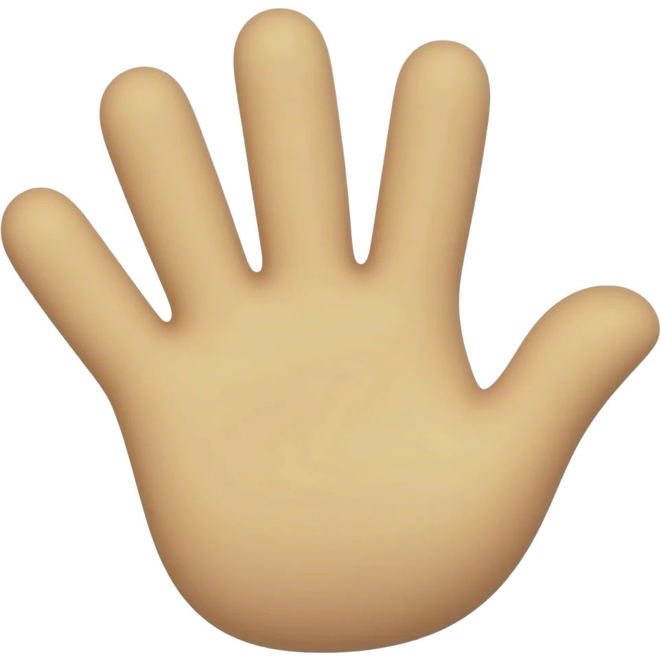 waving hand symbol emoji