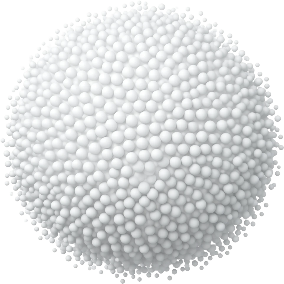 White particles emoji