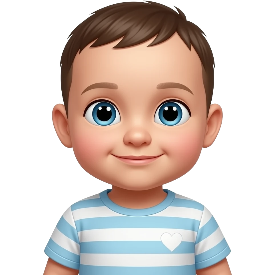 coração branco bebê emoji