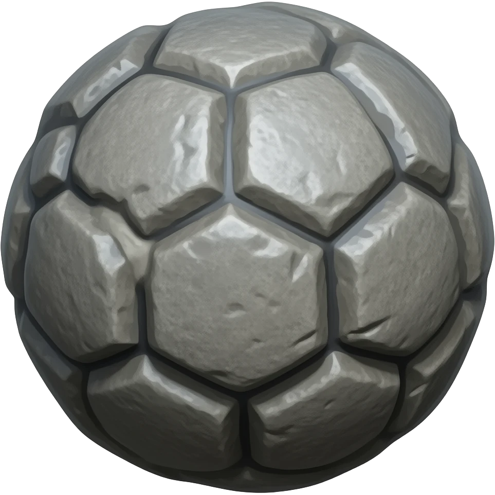 Ball rock emoji
