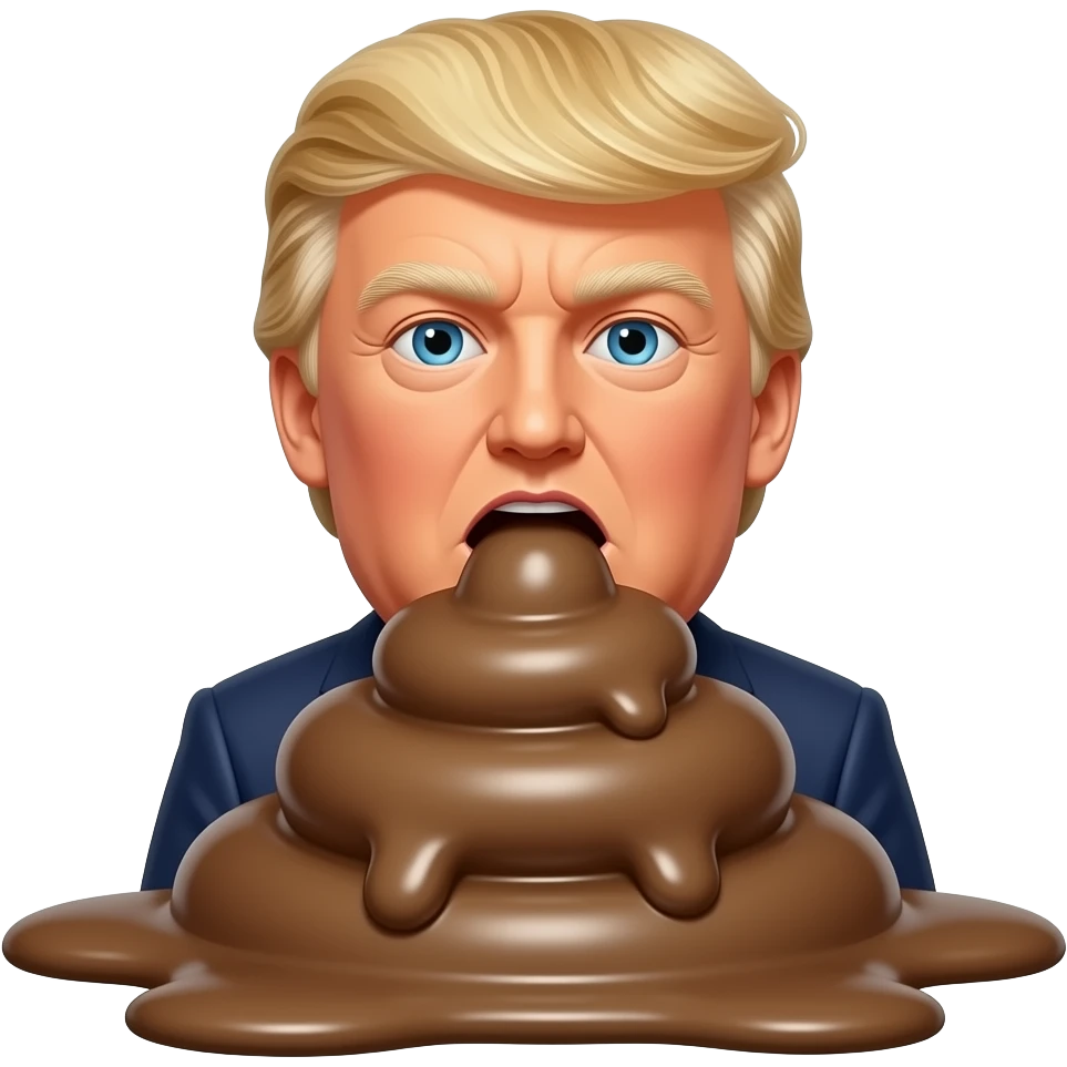 adolf trump eatin gpoop emoji | AI Emoji Generator