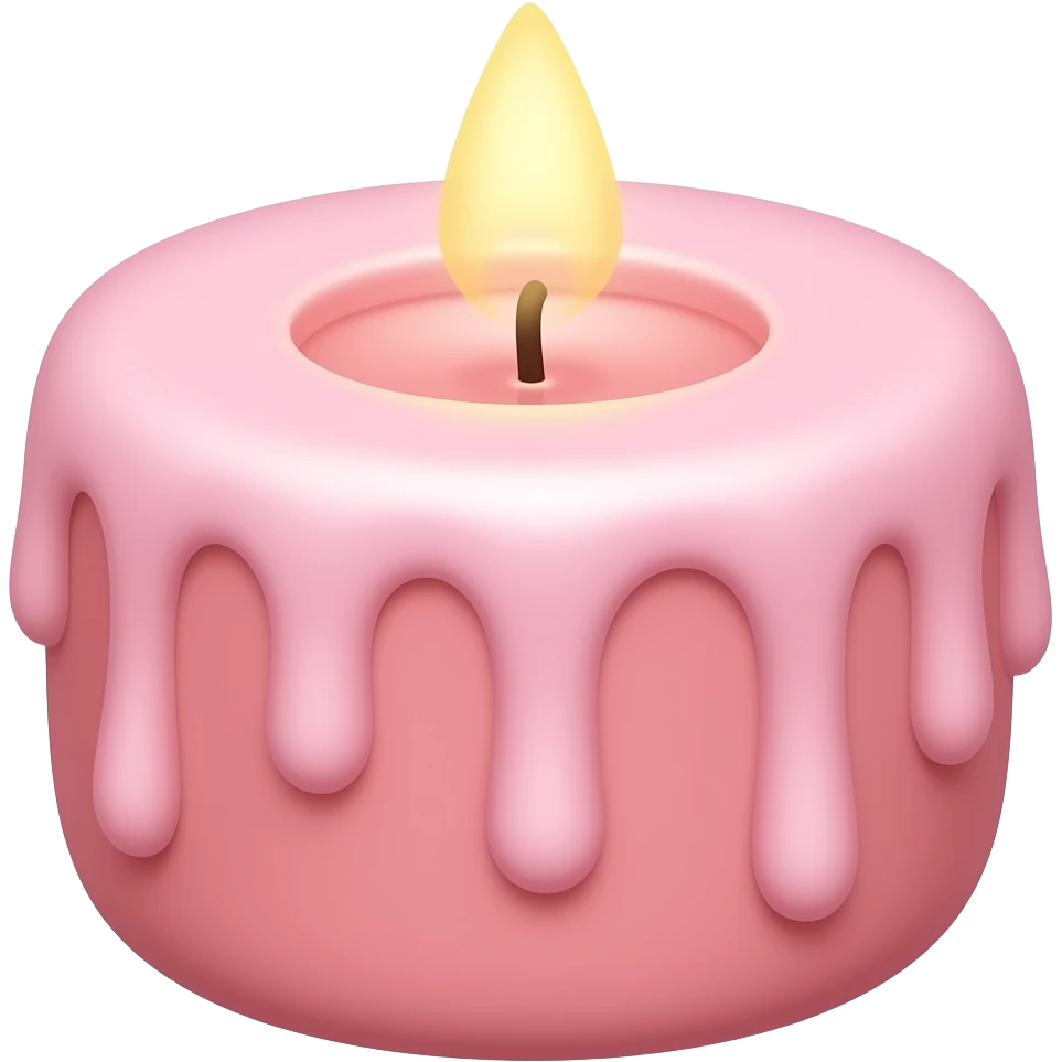 vibe pink Candle emoji