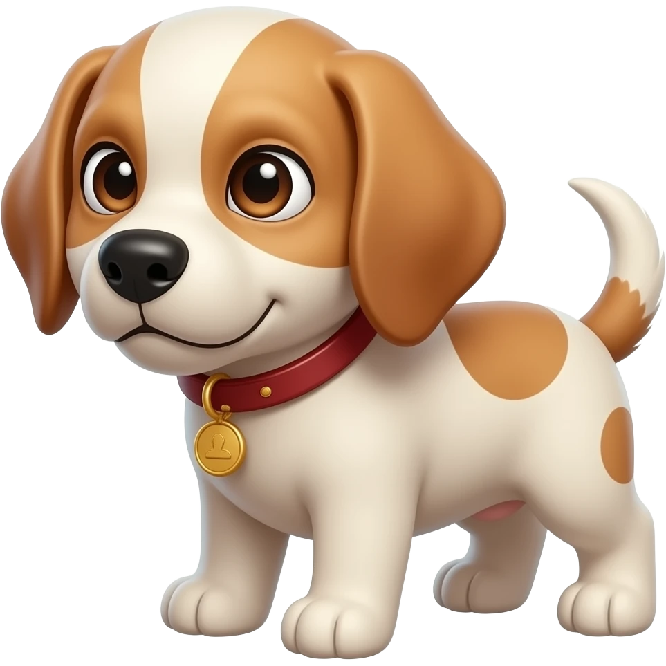 Evil genius puppy emoji