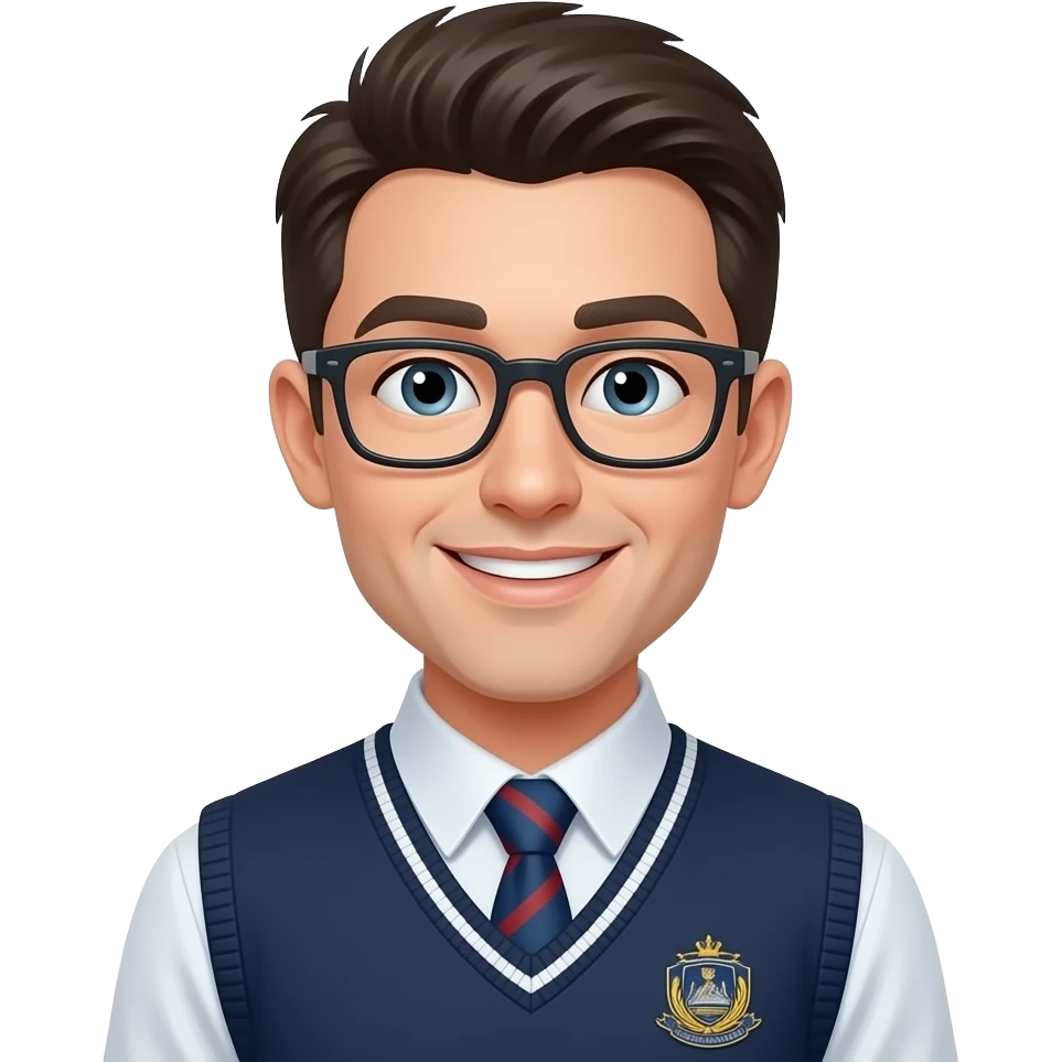 дай смішний емодзі з школою emoji