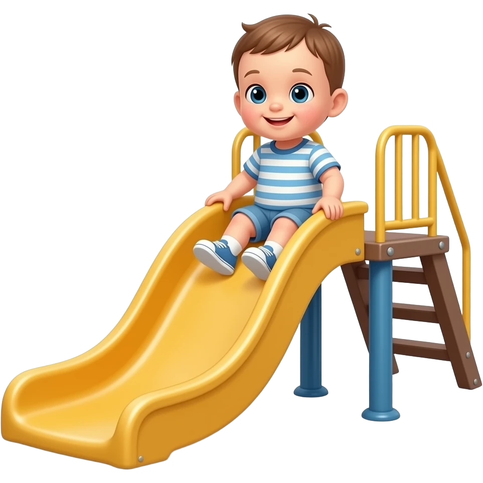 Малыш горки emoji