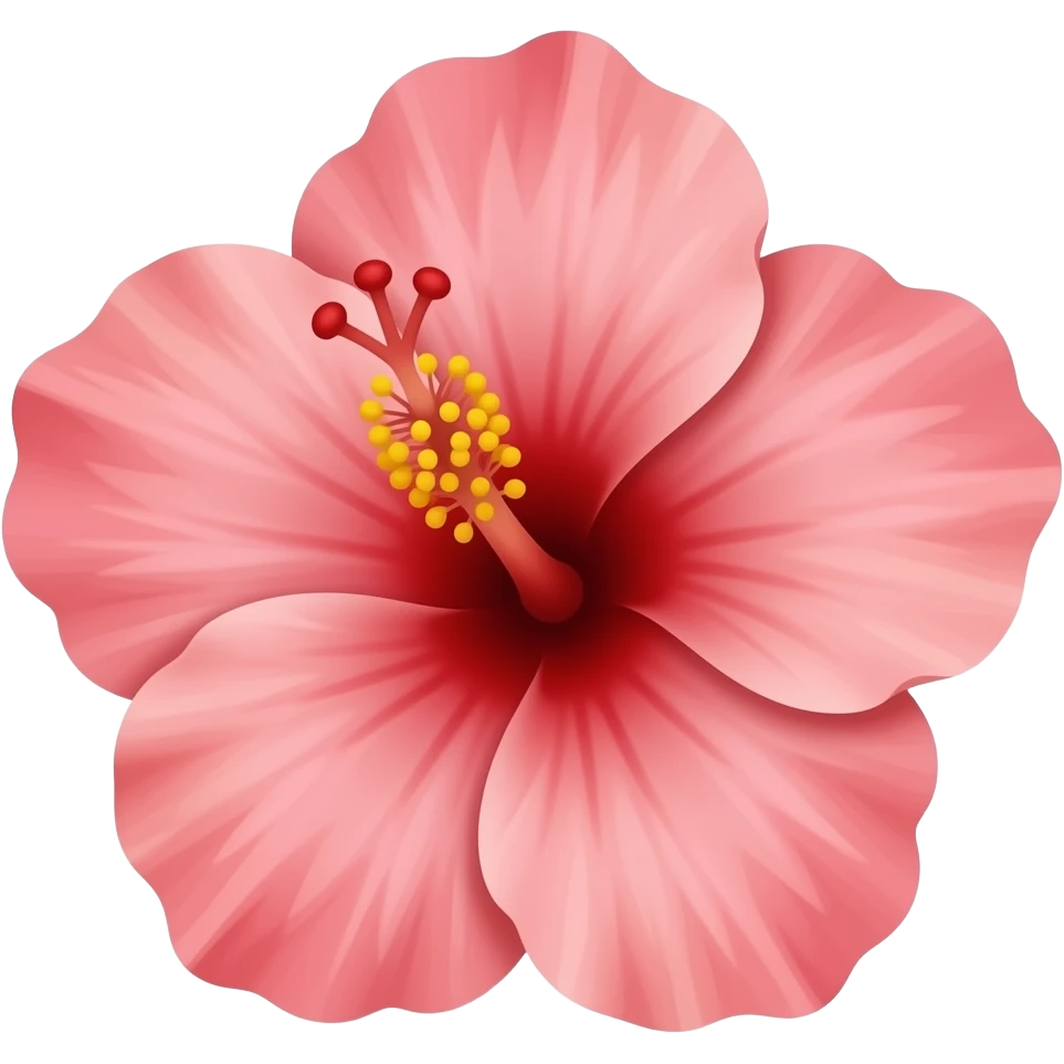 hibiscus flower emoji