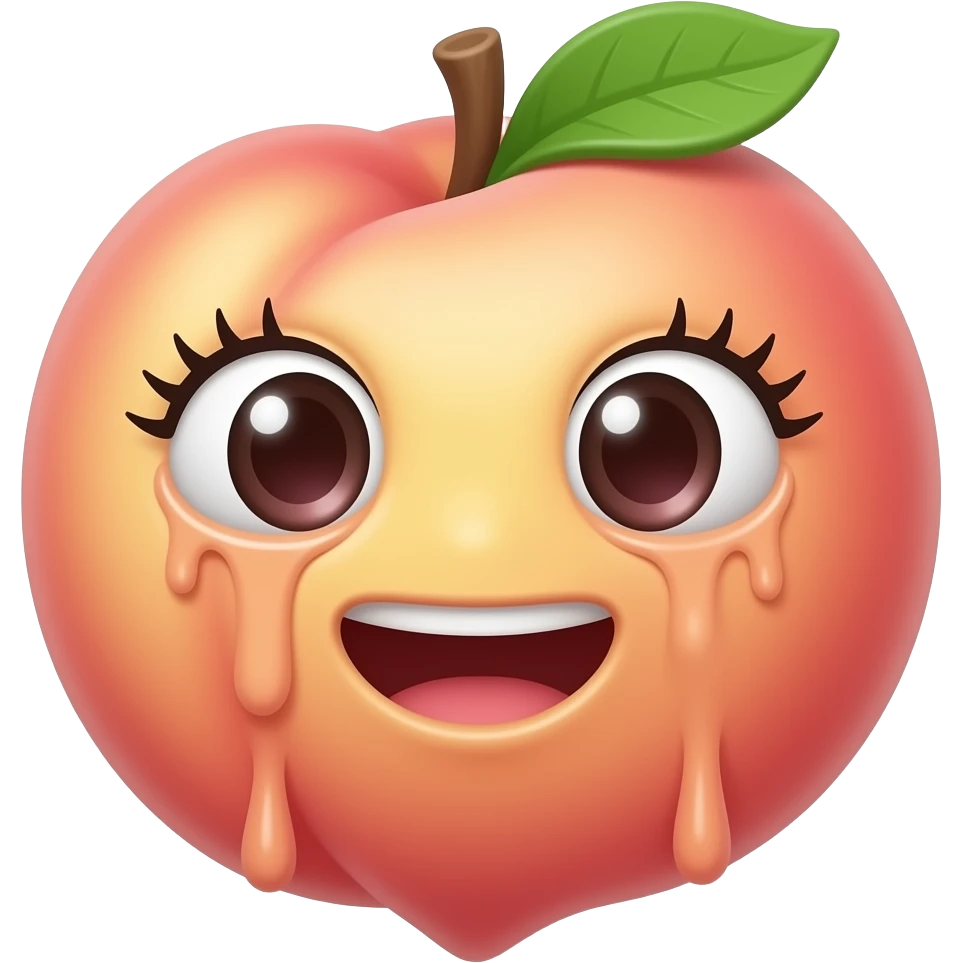 🍑🫠 emoji