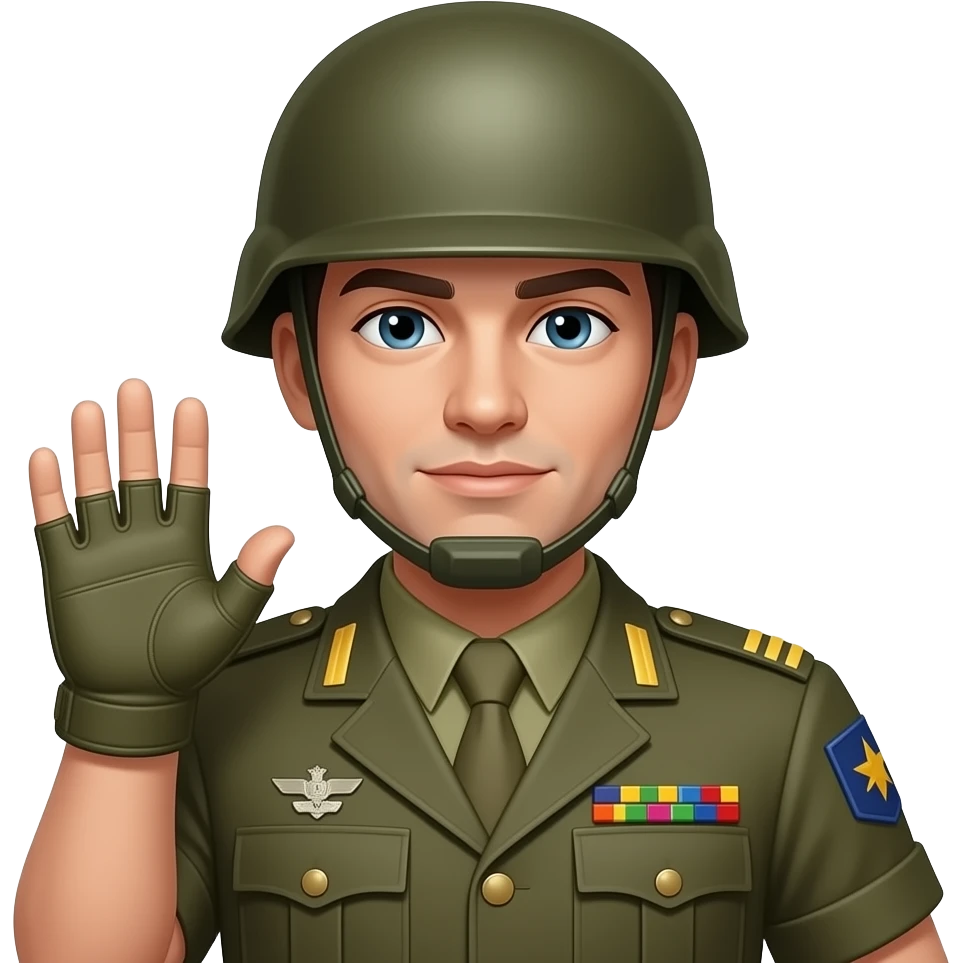 Зделай солдата без половини глови emoji