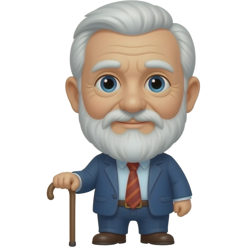 Old guy with cane emoji