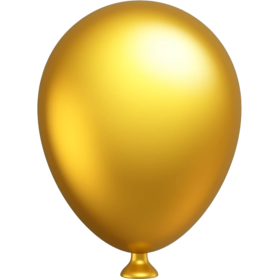 Golden ballon emoji