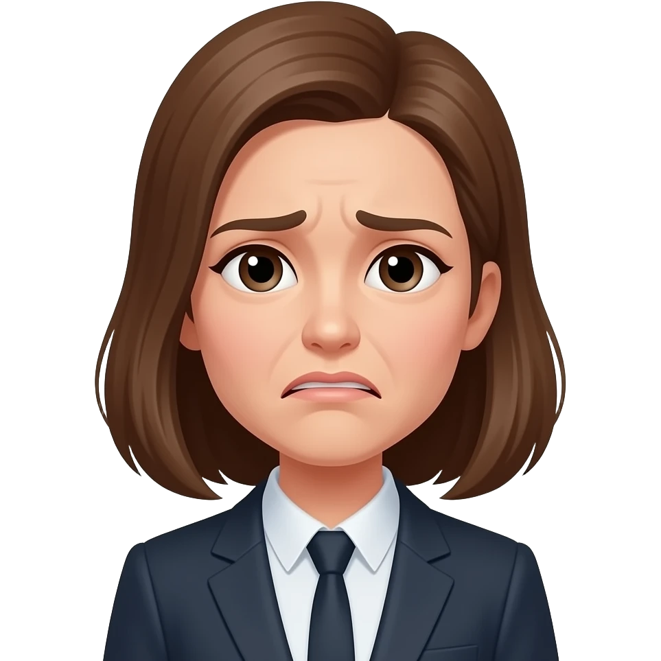 mujer estresada emoji