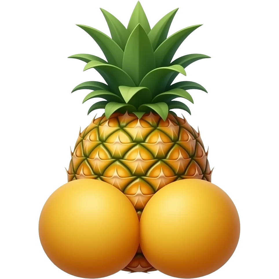 ass pineapple emoji