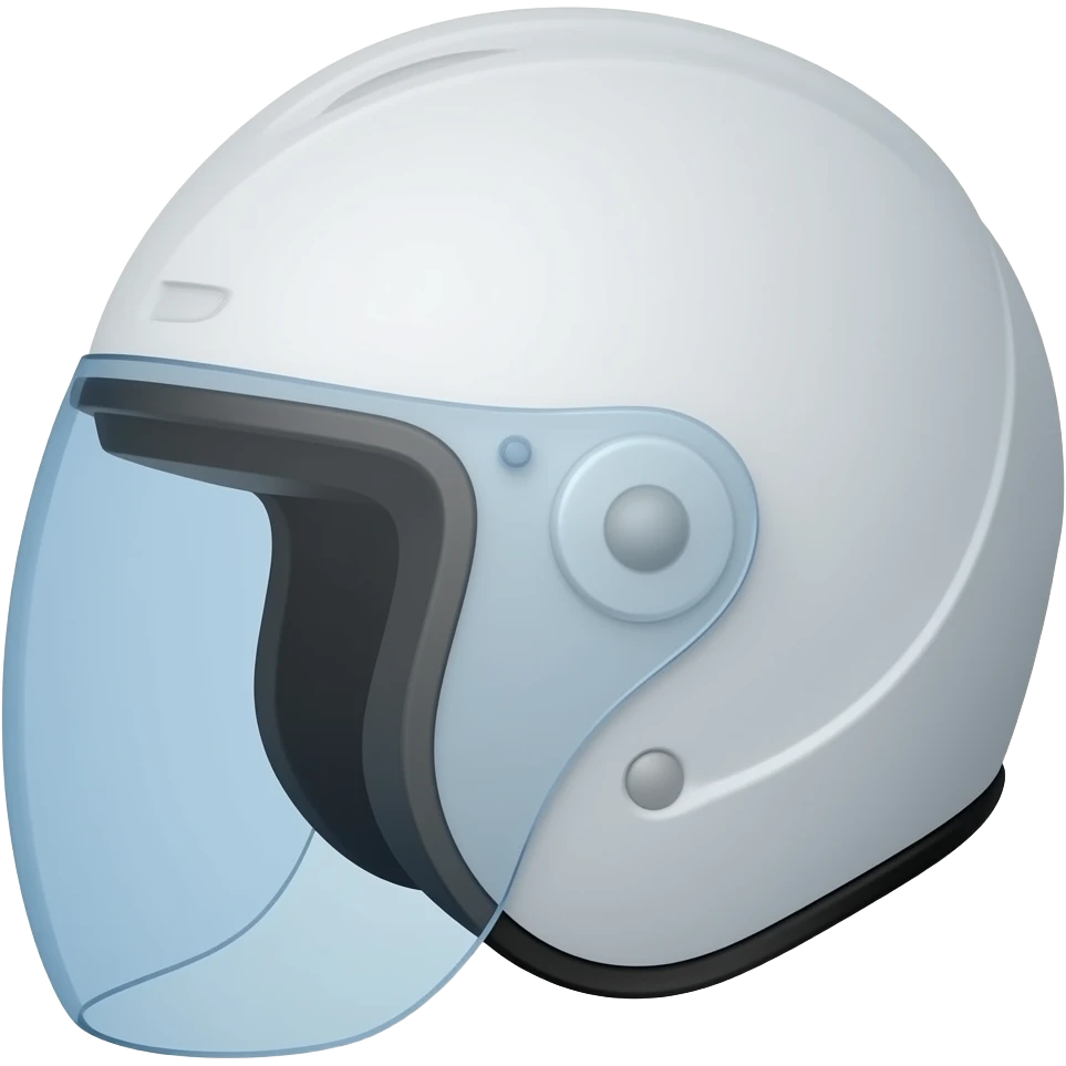 Solo casco blanco emoji