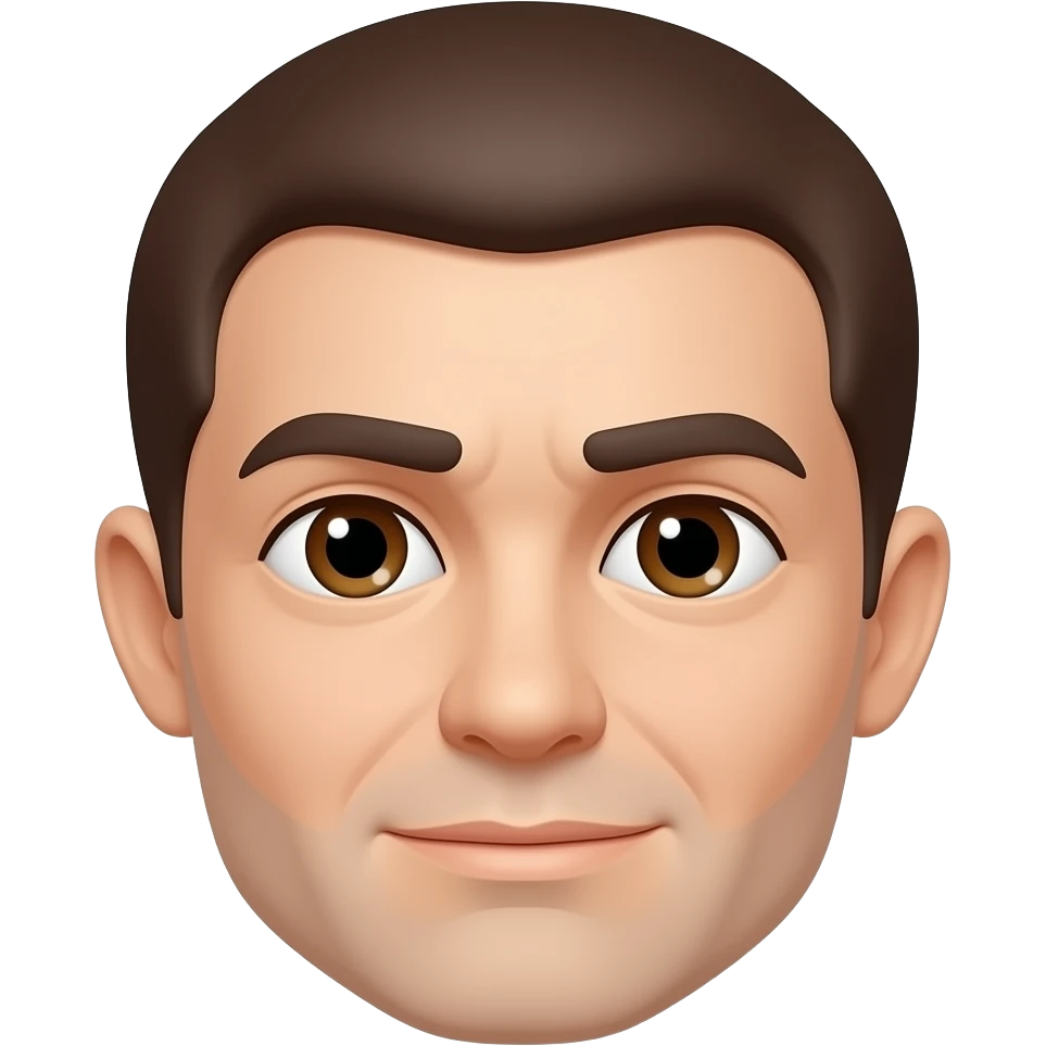 조용한 내향인을 표현한 사람 아이콘 얼굴만 만들어줘. emoji
