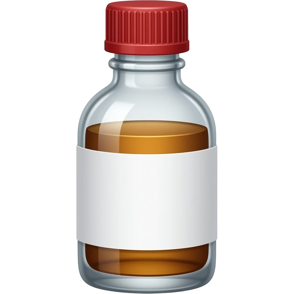 presciption syrup bottle emoji