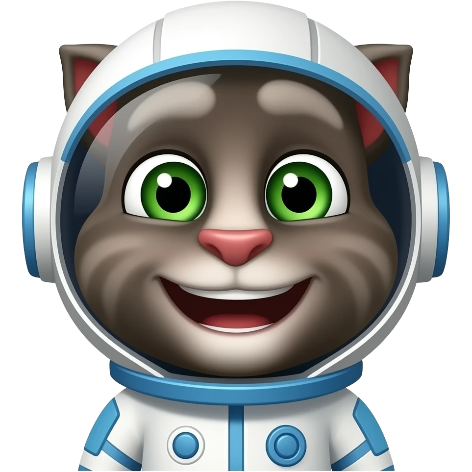 It's not capital🚫 Great job Talking Tom astronaut emoji