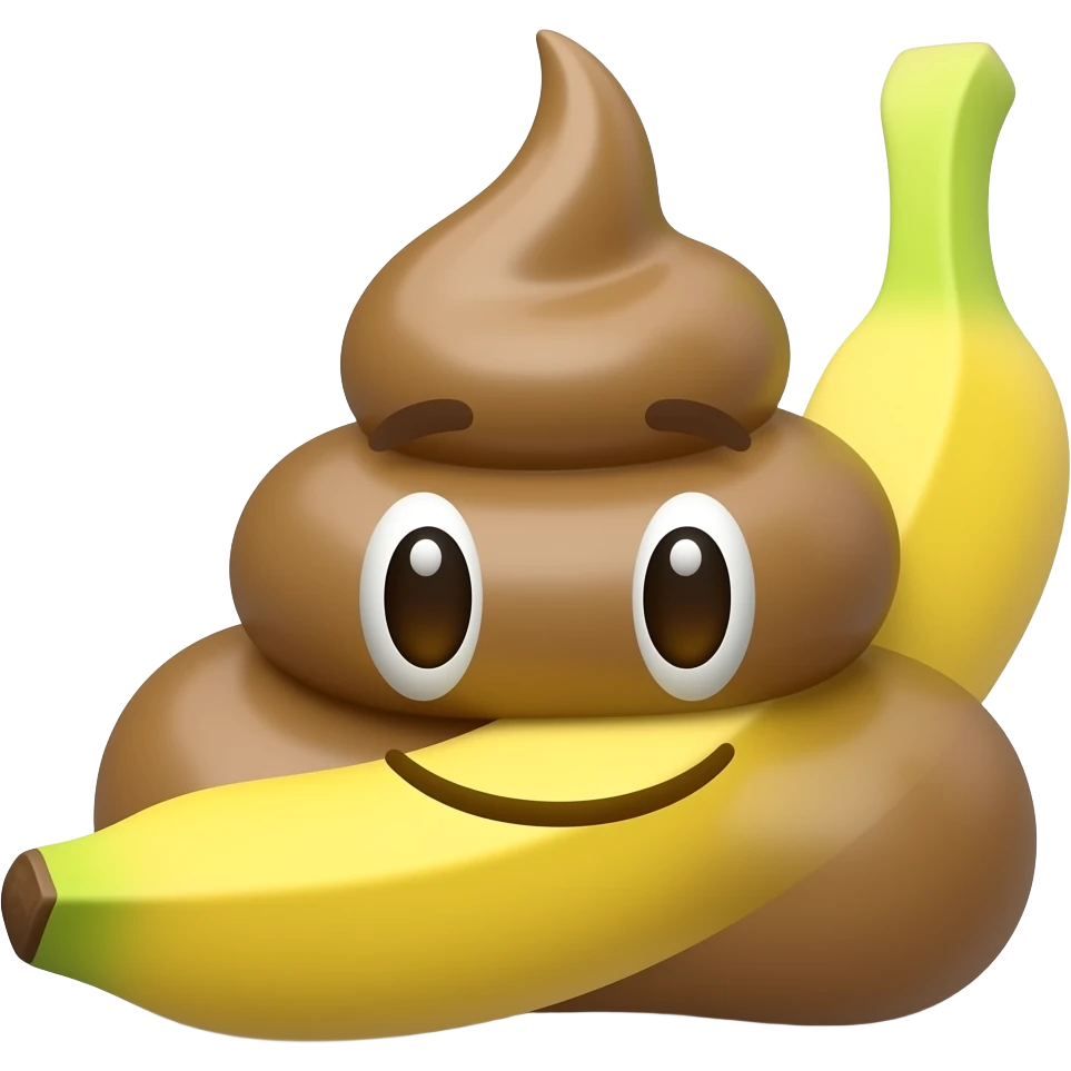 🍌💩 bananapoop emoji