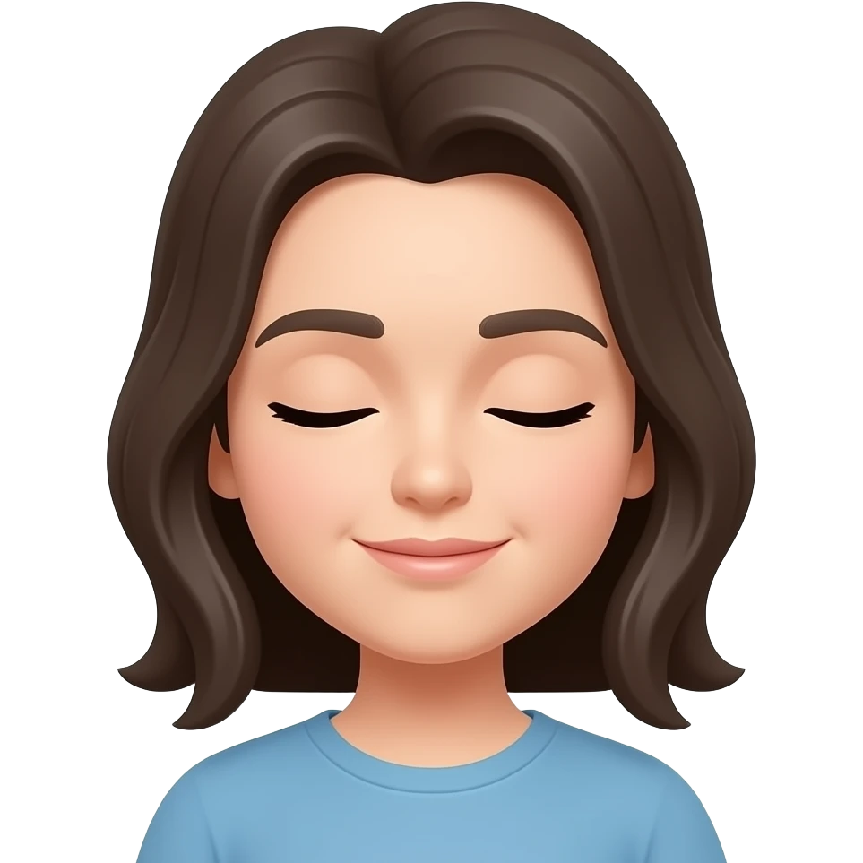 合上眼睛 emoji