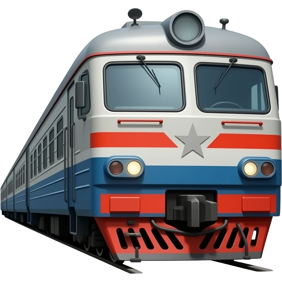 советский поезд emoji