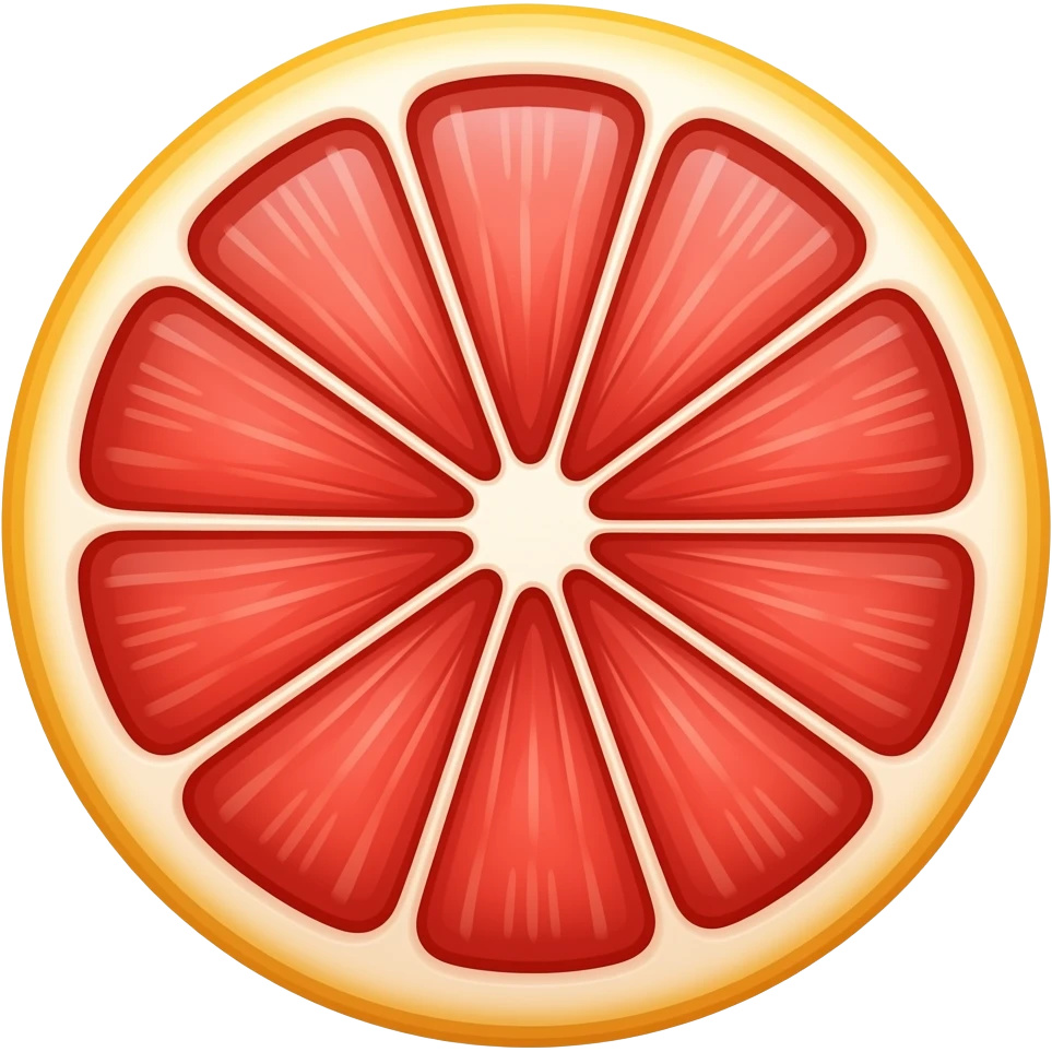 grapefruit emoji