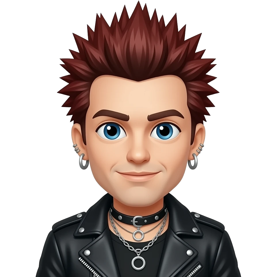 punk rocker emoji