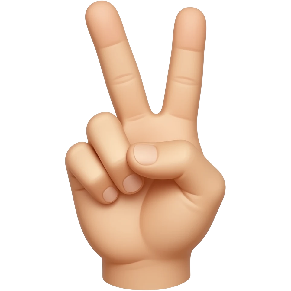 Victory Hand emoji
