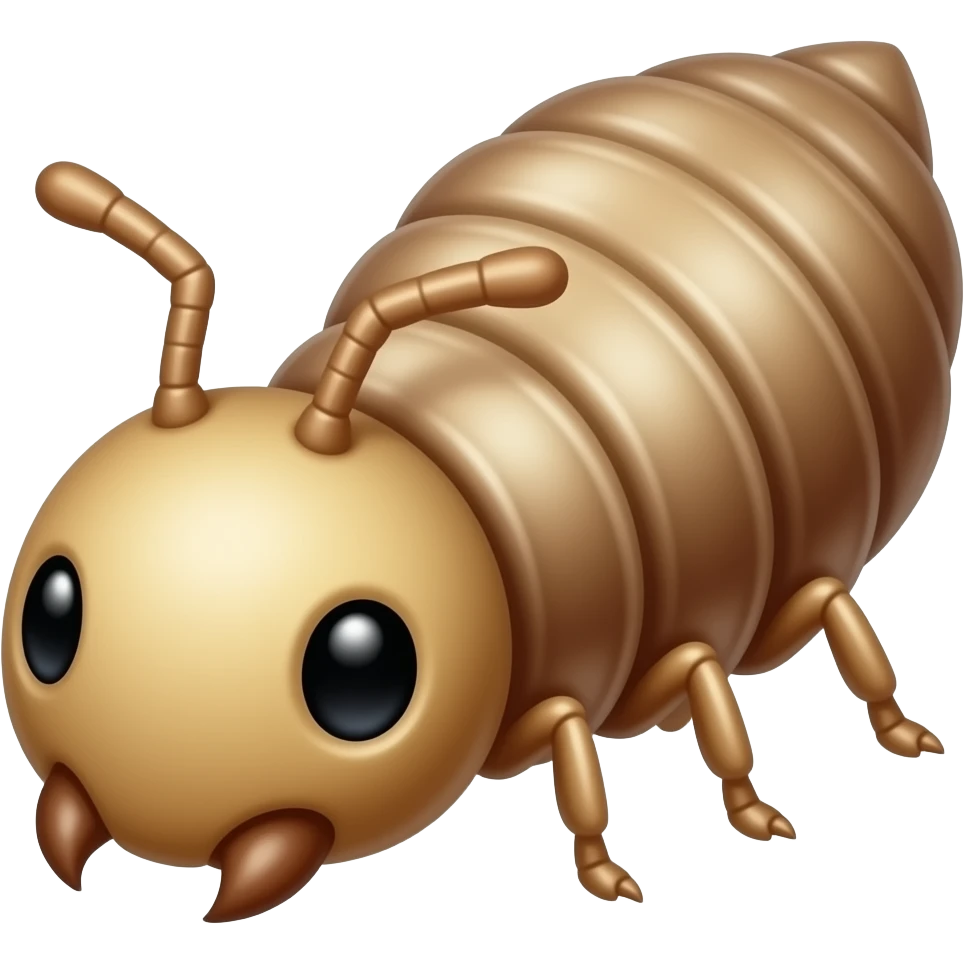 Ant larvae emoji