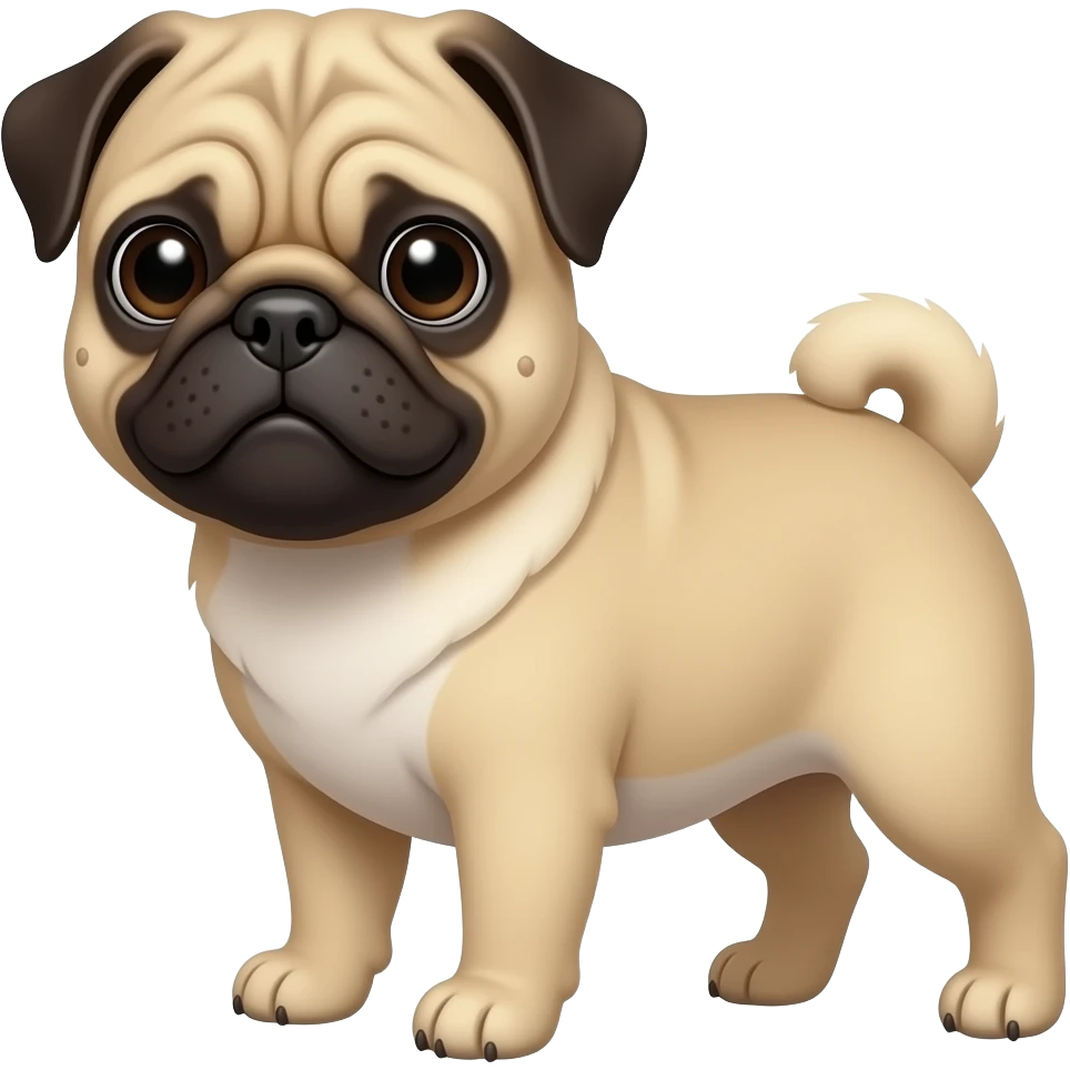 pug full body emoji