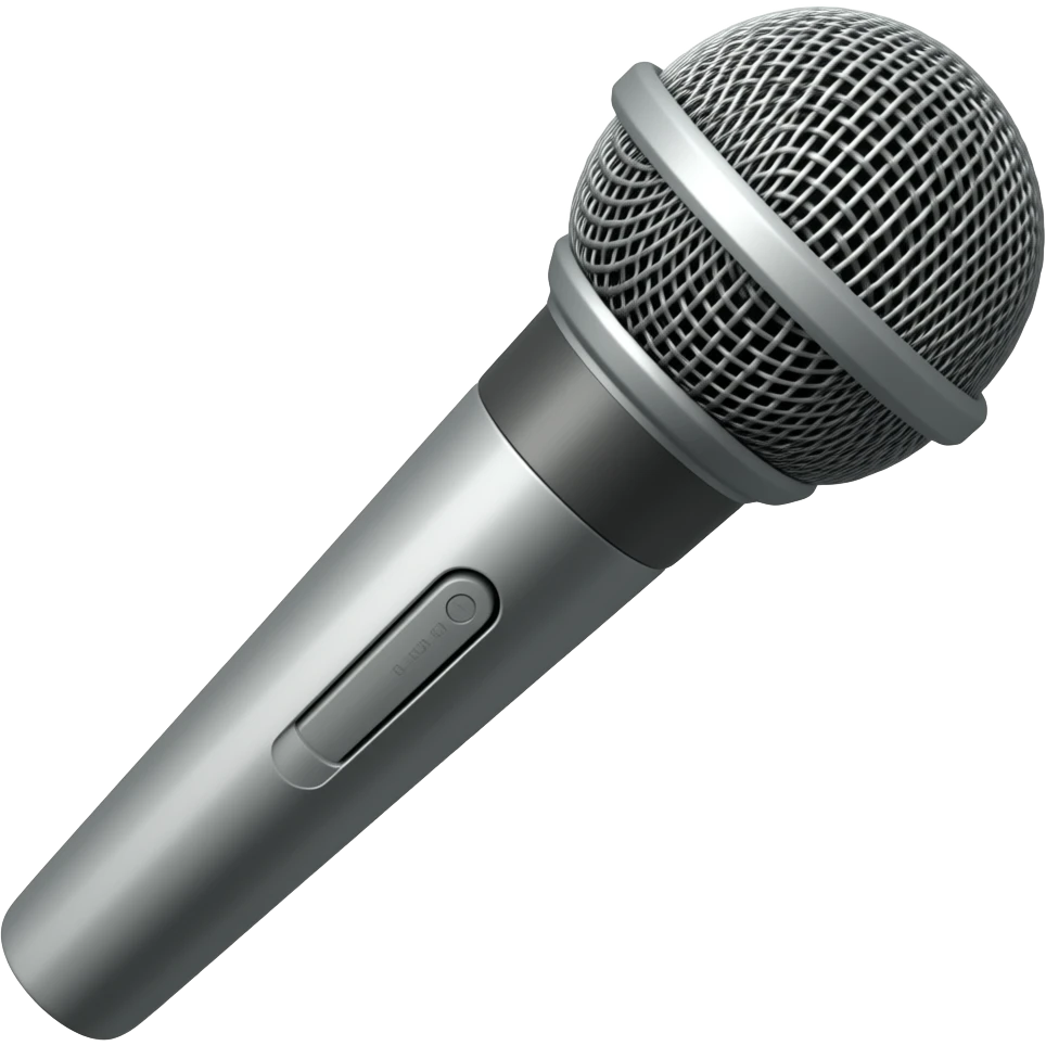 Microphone emoji