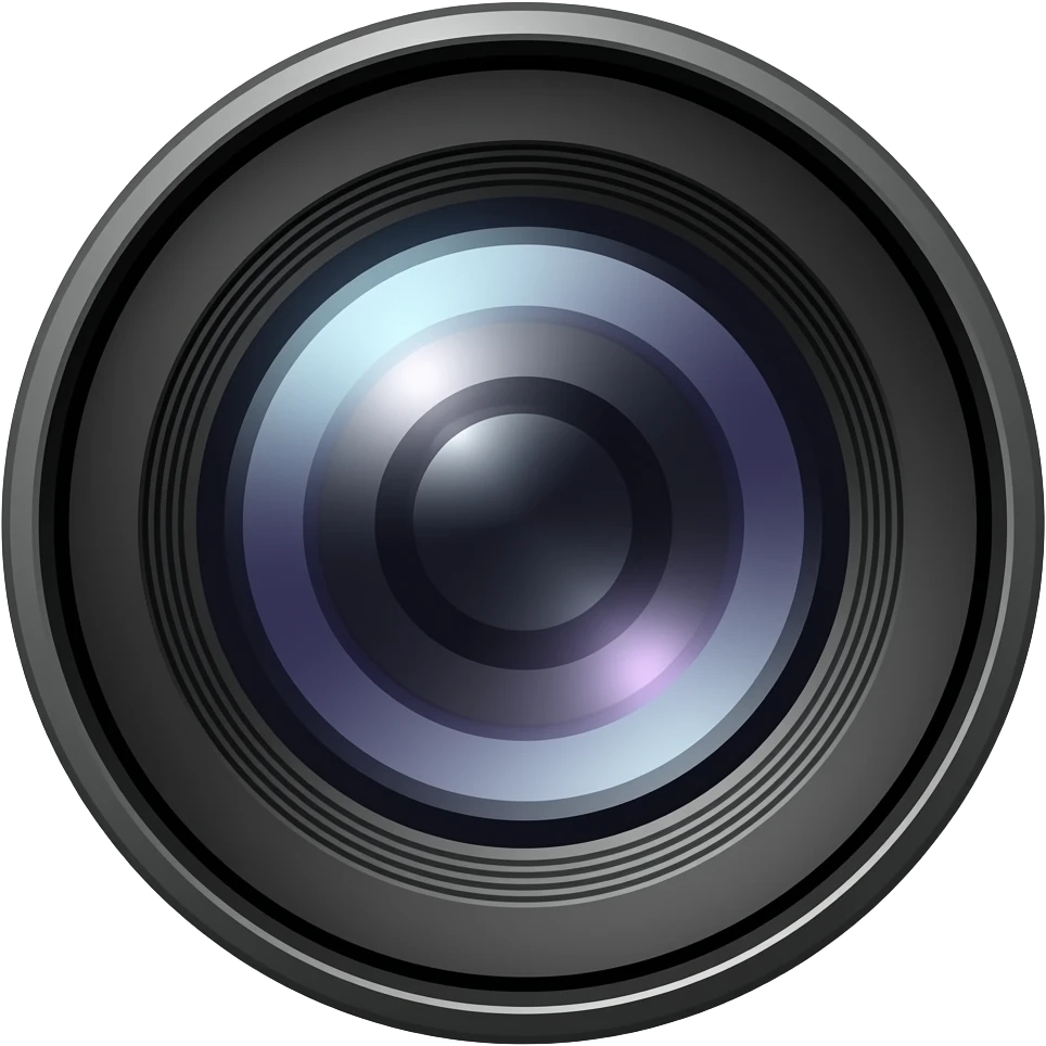 camera lens emoji