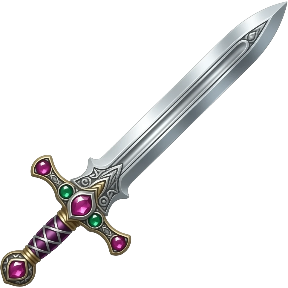 Jeweled sword emoji