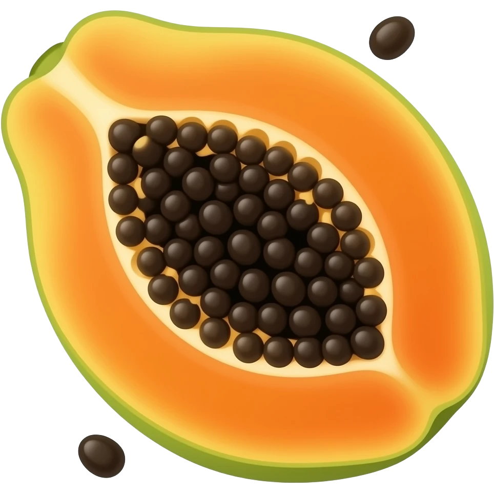 Papaya emoji